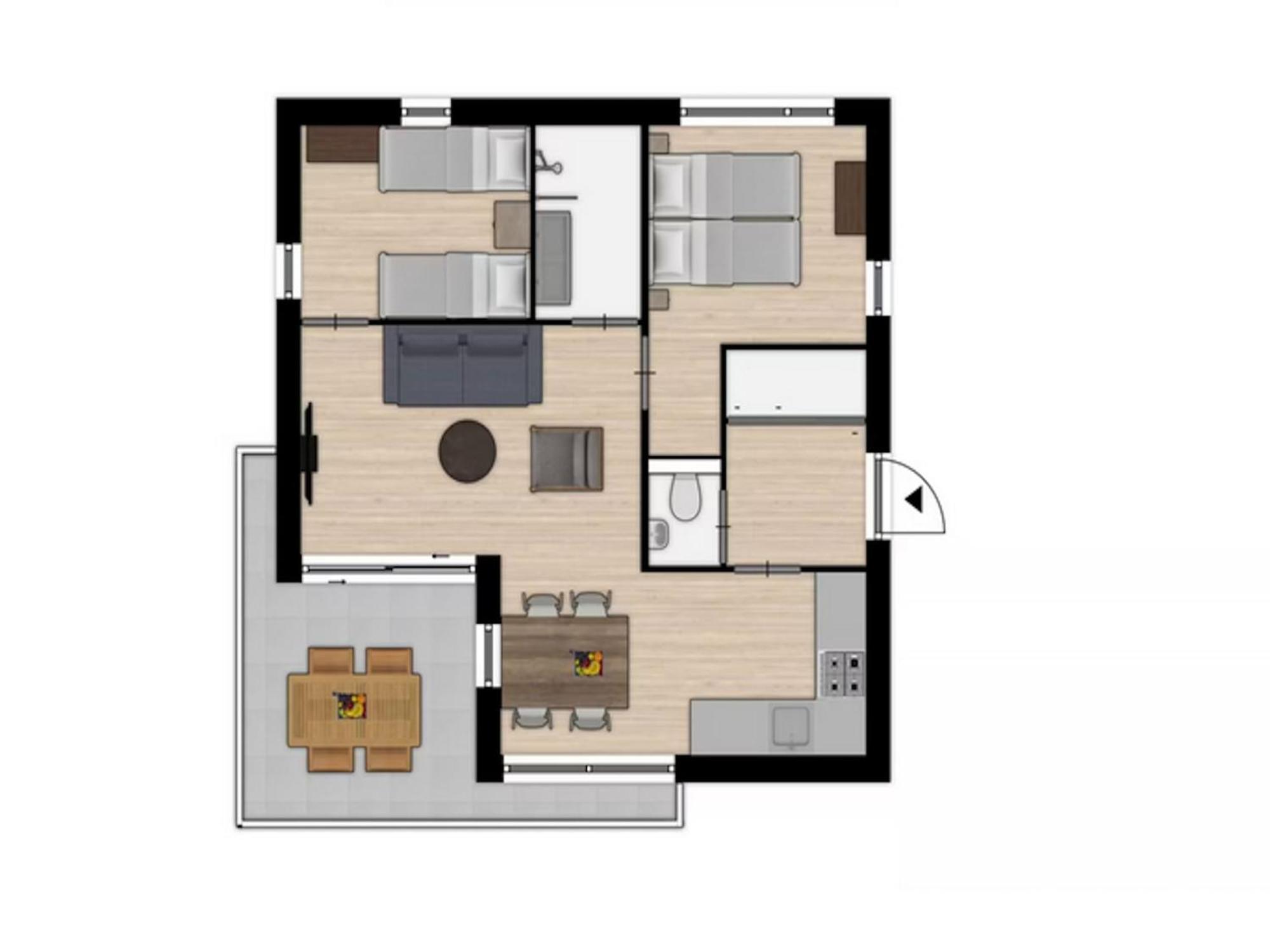 Vakantiehuis Sustainable With Washing Machine, 900m From The Sea *